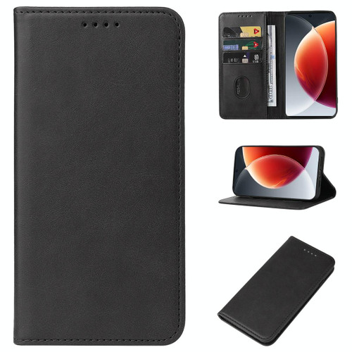 For Tecno Camon 30 4G/5G Magnetic Closure Leather Phone Case(Black)