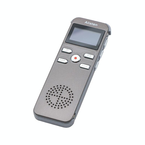 JNN X26 Mini Portable Voice Recorder with OLED Screen, Memory:8GB(Metal Gray)