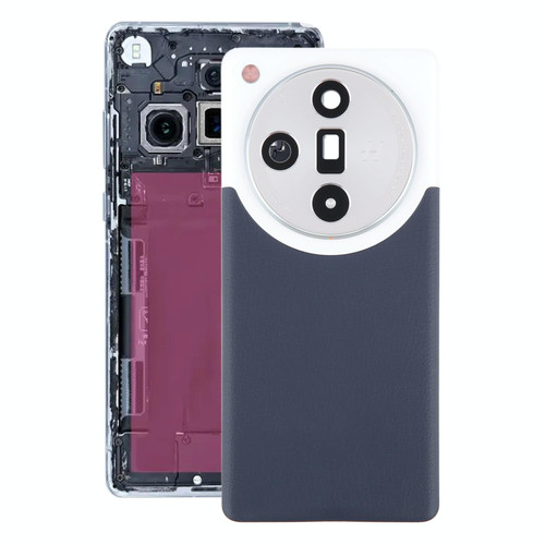 For OPPO Find X7 Original Battery Back Cover with Camera Lens Cover(Blue)