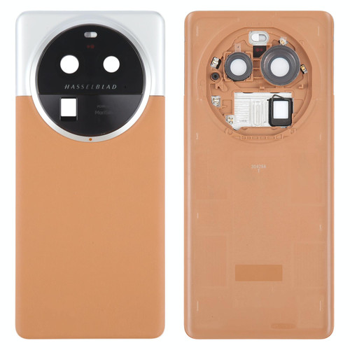 For OPPO Find X6 Pro Original Battery Back Cover with Camera Lens Cover(Brown)