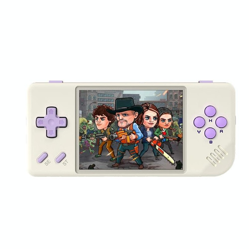 ANBERNIC RG28XX Retro Handheld Game Console 2.83-Inch IPS Screen Linux OS 64GB(Beige)