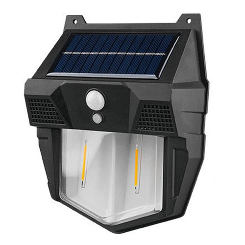 Outdoor Solar Light Tungsten Wall Light Waterproof Patio Sensor Night Lamp, Specification: 2-2LED