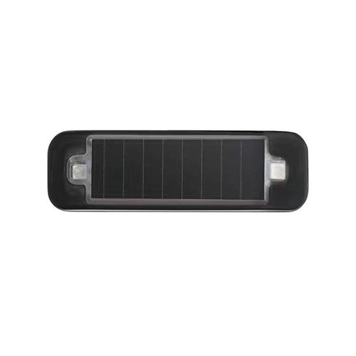Solar Warning Light Anti-rear Collision LED Flashing Light(Symphony Vibration Sensor+Black)