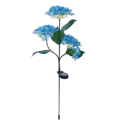 Solar Lawn Lamp LED Simulation Flower Garden Decorative Atmosphere Lights, Style: Hydrangea