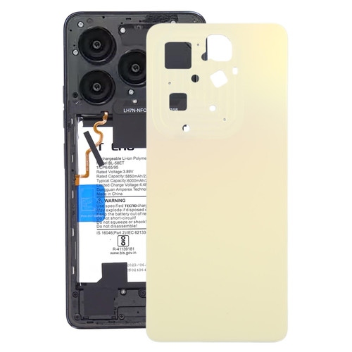 For Infinix Hot 40 Pro X6837 Original Battery Back Cover(Gold)