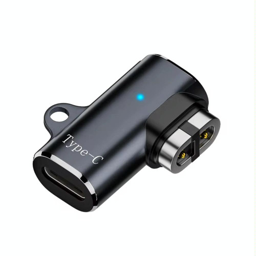 For Shokz Bone Conduction Bluetooth Earphone Charging Conversion Adapter, Interface:Type-C Side Bend