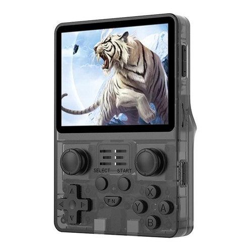 POWKIDDY RGB20S  3.5-Inch IPS Screen Retro Open Source Handheld Game Console 16GB+256GB  30,000 Games(Black)