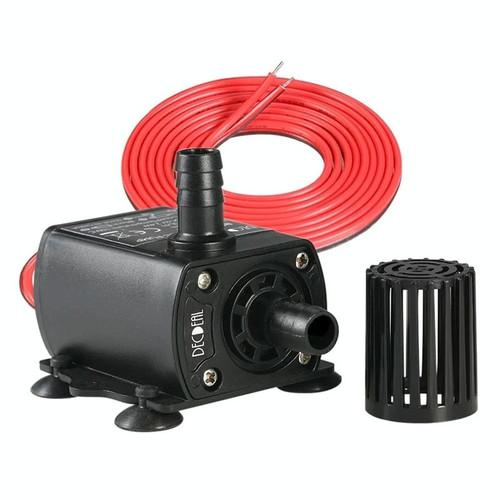 DC12V Solar Micro Brushless Cold Water Circulating Fountain Water Pump, Model: QR50E