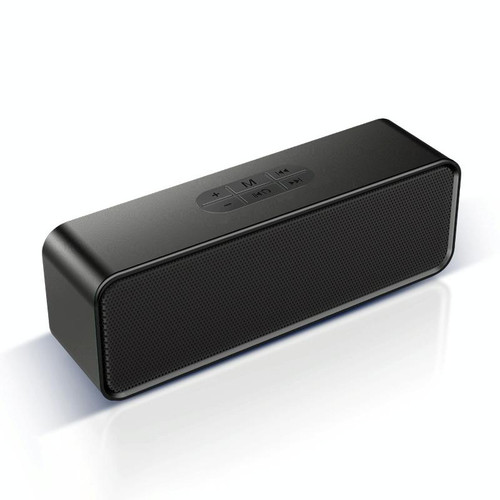 SC211 Portable Subwoofer Wireless Bluetooth Speaker Bluetooth 5.0, Support TF Card & U Disk & 3.5mm AUX (Black)