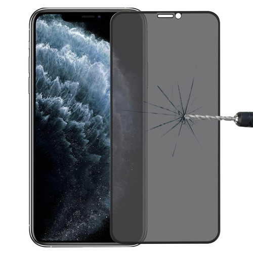 For iPhone 11 Pro Anti-peeping Plasma Oil Coated High Aluminum Wear-resistant Tempered Glass Film