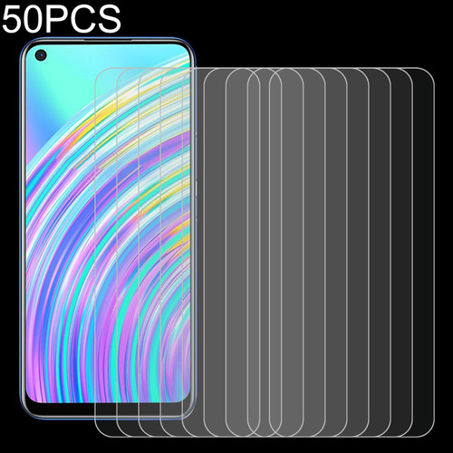 For OPPO Realme C17 50 PCS 0.26mm 9H 2.5D Tempered Glass Film