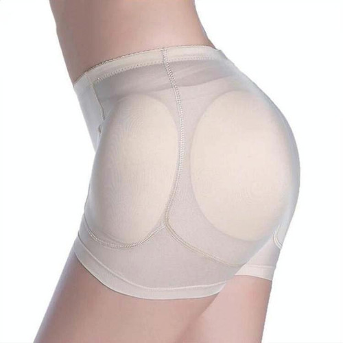 Full Buttocks and Hips Sponge Cushion Insert to Increase Hips and Hips Lifting Panties, Size: XL(Complexion)