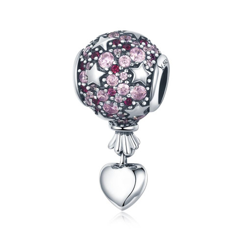 S925 Sterling Silver Confession Balloon Pendant DIY Bracelet Necklace Accessories S925 Sterling Silver Confession Balloon Pendant DIY Bracelet Necklace Accessories