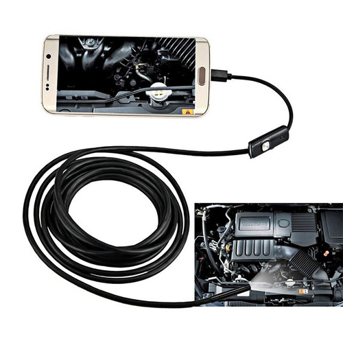 AN97 Waterproof Micro USB Endoscope Snake Tube Inspection Camera for Parts of OTG Function Android Mobile Phone, with 6 LEDs, Lens Diameter:7mm(Length: 10m)