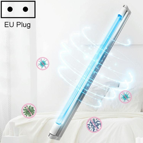 220V 8W Ozone Quartz UV Disinfection Light Portable UVC Anti-virus Sterilization Lamp(EU Plug)