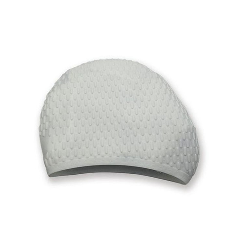 Particles Thickening High Elasticity Non-slip Silicone Swimming Cap(White) Particles Thickening High Elasticity Non-slip Silicone Swimming Cap(White)
