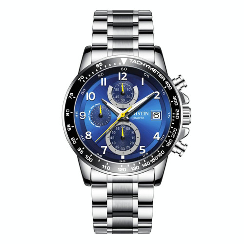 OCHSTIN   6112 Men Multi  Function Watch Fashion Sports Business Calendar Luminous Men Watch Quartz Watch Steel Watch(Blue) OCHSTIN   6112 Men Multi  Function Watch Fashion Sports Business Calendar Luminous Men Watch Quartz Watch Steel Watch(Blue)
