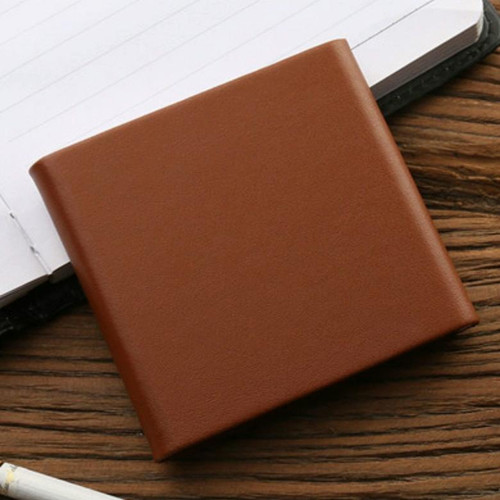 Thin Cigarette Case Automatic Bomber Lighter Cigarette Case Creative Protection Box(Apricot)