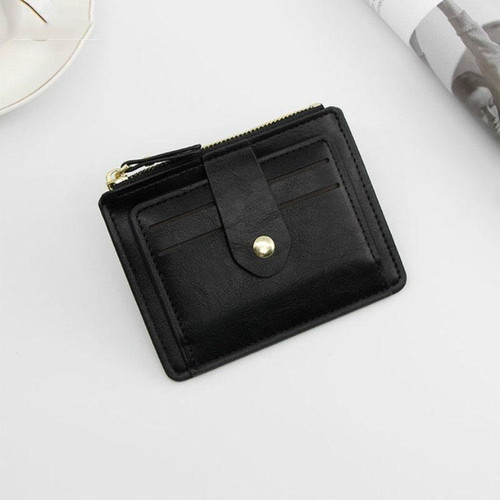 Personalized Creative Multi-function Card Package Card Holder Multi-card Advertising Gift Premium Bank Certificate Card Package(Black)