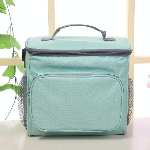 Portable Ice Pack Oxford Cloth Portable Slung Lunch Box Insulated Lunch Bag, Color:Blue Portable Ice Pack Oxford Cloth Portable Slung Lunch Box Insulated Lunch Bag, Color:Blue
