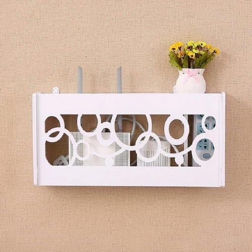 Socket Router Storage Box Set-top Box Decoration TV Cabinet Living Room Junction Box, Size:40.5x20.5x9.5cm(Ring)