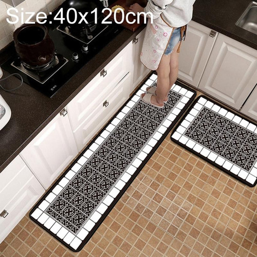 Geometric Lattice Carpet Kitchen Bath Antiskid Mat, Size:40x120cm(Geometric European) Geometric Lattice Carpet Kitchen Bath Antiskid Mat, Size:40x120cm(Geometric European)