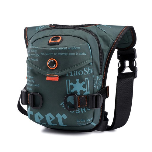HaoShuai 5126 Outdoor Riding Leg Bag Multifunctional Sports Men Chest Bag Portable Waist Bag Messenger Bag(Dark Green) HaoShuai 5126 Outdoor Riding Leg Bag Multifunctional Sports Men Chest Bag Portable Waist Bag Messenger Bag(Dark Green)
