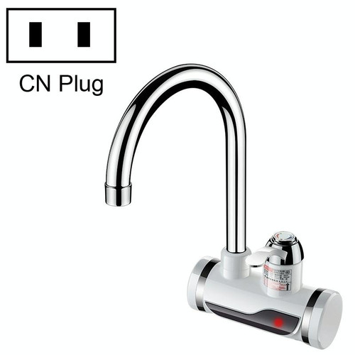Kitchen Instant Electric Hot Water Faucet Hot & Cold Water Heater CN Plug Specification: Lamp Display Side Water Inlet