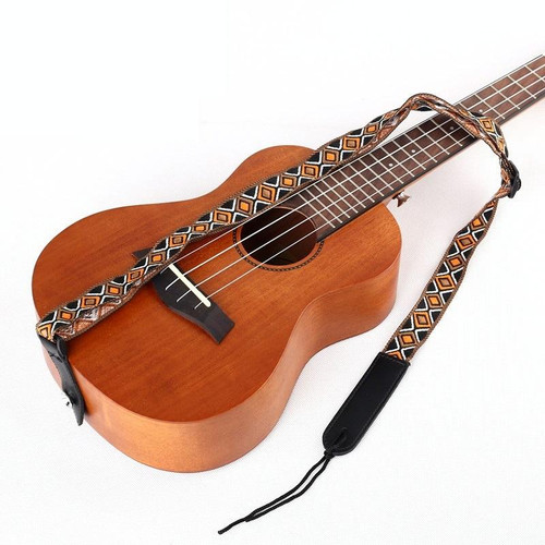 2 PCS Ukulele Strap Guitar Braid Musical Instrument Accessories