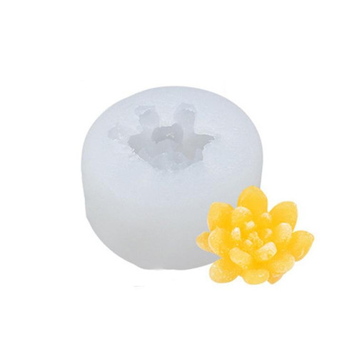 SX-ZW-139 Fleshy Three-Dimensional Candle Silicone Mold DIY Handmade Soap Aromatherapy Epoxy Mold