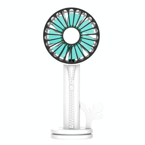 Zipper Fan USB Mini Handheld Fan Portable with Stand Base(Lvory White) Zipper Fan USB Mini Handheld Fan Portable with Stand Base(Lvory White)