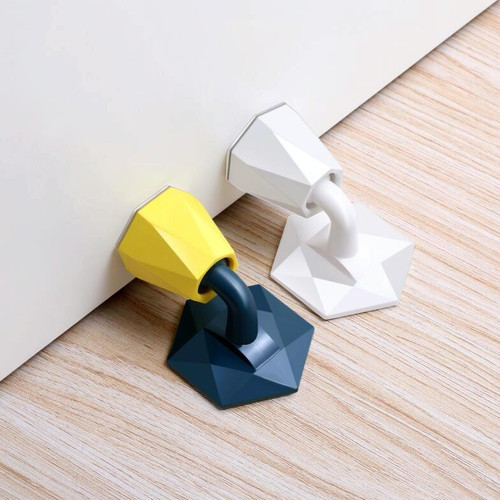 20 PCS / 10 Sets Silicone Anti-collision Cushion Door Behind the Buffer Door Stop(Color Random Delivery)