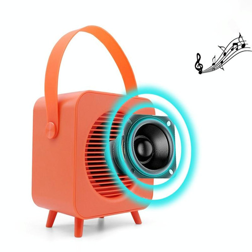 Oneder V9 Fabric Portable Wireless Bluetooth Speaker Portable Card Subwoofer Creative Gift Mini Speaker(Orange)