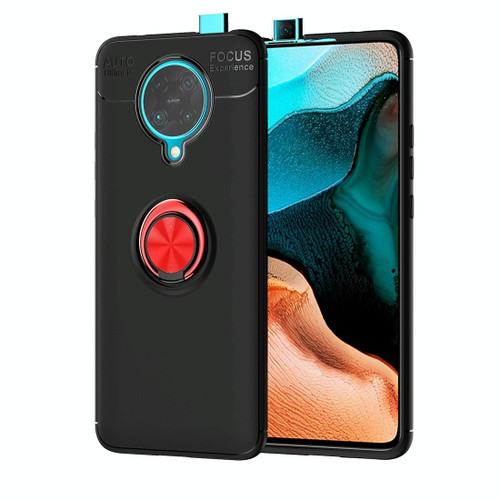 For Xiaomi Redmi K30 Pro Metal Ring Holder 360 Degree Rotating TPU Case(Black+Red) For Xiaomi Redmi K30 Pro Metal Ring Holder 360 Degree Rotating TPU Case(Black+Red)
