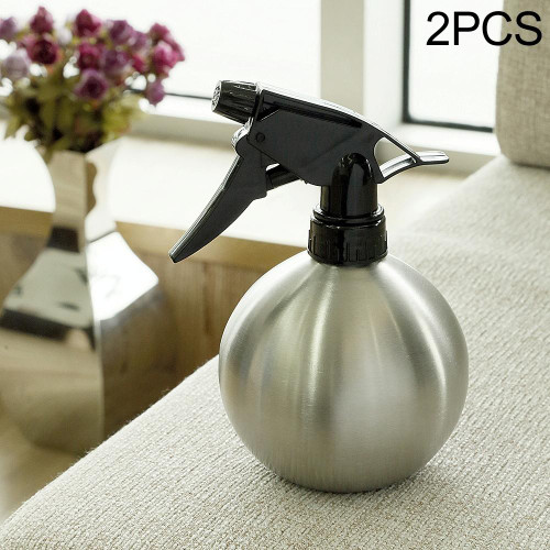 2 PCS Stainless Steel Watering Can Clean Disinfection Spray Bottle 2 PCS Stainless Steel Watering Can Clean Disinfection Spray Bottle