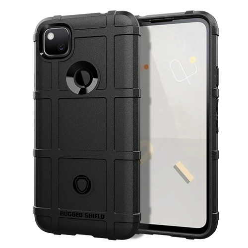 For Google Pixel 4a Full Coverage Shockproof TPU Case(Black)