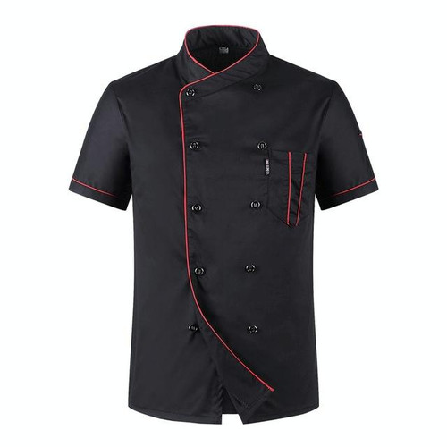 Hotel Restaurant Catering Work Clothes for Men and Women, Size:XL(Black)