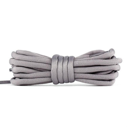 5 Pairs Bold Round Sneakers Casual Shoes Rope, Length:160cm(Grey)