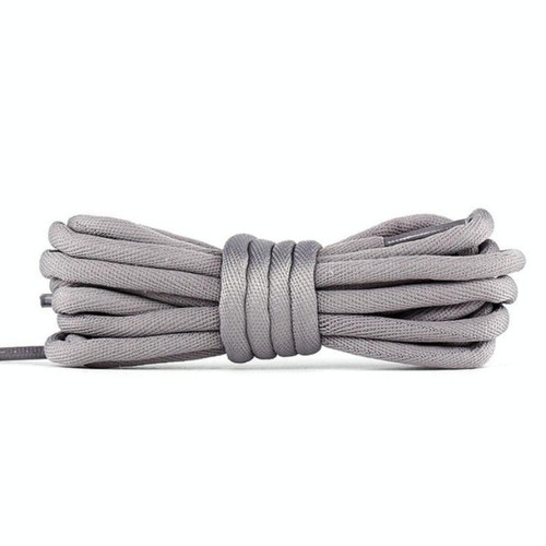 5 Pairs Bold Round Sneakers Casual Shoes Rope, Length:140cm(Grey)