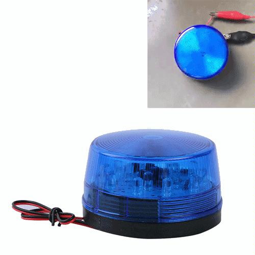 LED Strobe Warning Light Indicating Engineering Lights Fault Lights Flashing Mini Security Lights (Blue)