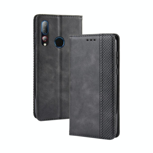 Magnetic Buckle Retro Crazy Horse Texture Horizontal Flip Leather Case for HTC Desire 19+(Desire 19 Plus) , with Holder & Card Slots & Photo Frame(Black) Magnetic Buckle Retro Crazy Horse Texture Horizontal Flip Leather Case for HTC Desire 19+(Desire 19 Plus) , with Holder & Card Slots & Photo Frame(Black)