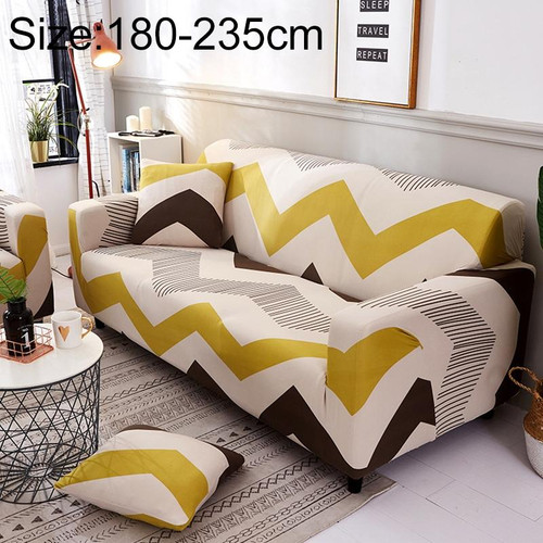 Sofa Covers all-inclusive Slip-resistant Sectional Elastic Full Couch Cover Sofa Cover and Pillow Case, Specification:Three Seat + 2 pcs Pillow Case(Simple and Elegant)