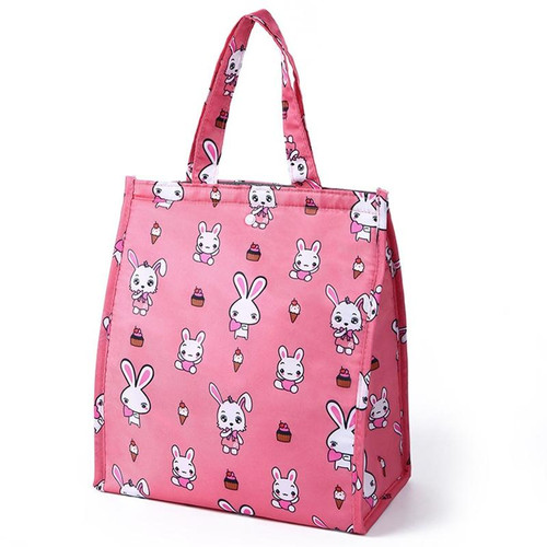 Waterproof Special Thermal Insulation Storage Tote Portable Insulated Lunch Box Pouch Cooler Oxford Cloth Food Bag(Pink rabbit) Waterproof Special Thermal Insulation Storage Tote Portable Insulated Lunch Box Pouch Cooler Oxford Cloth Food Bag(Pink rabbit)