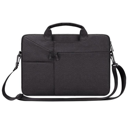 ST02S Waterproof Tear Resistance Hidden Portable Strap One-shoulder Handbag for 15.6 inch Laptops, with Suitcase Belt(Black) ST02S Waterproof Tear Resistance Hidden Portable Strap One-shoulder Handbag for 15.6 inch Laptops, with Suitcase Belt(Black)