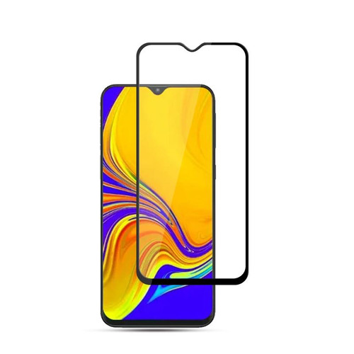 mocolo 0.33mm 9H 2.5D Full Glue Silk Print Tempered Glass Film for Galaxy A30 / A50 / M30, Support Fingerprint Unlock(Black)