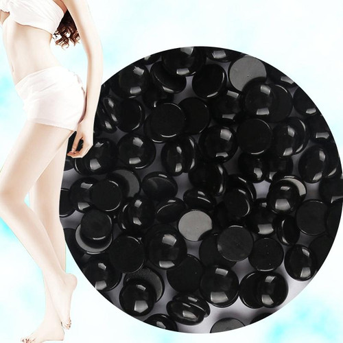 Blue Zoo 100g / Pack Depilatory Wax Hair Removal Solid Hard Wax Beans Body Hair Epilation Beauty Makeup, with the Wax Heater Machine Use (HC1811) (Black)