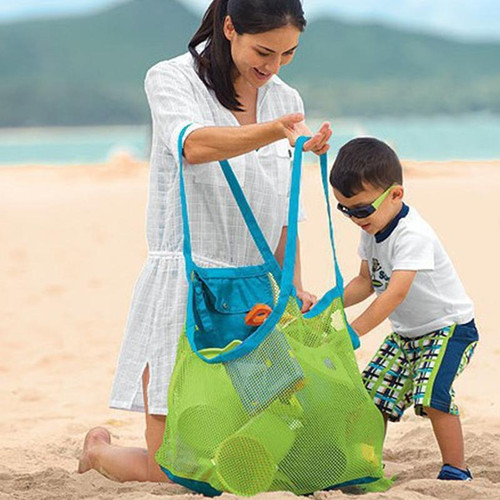 Portable Mesh Children Beach Dredging Tools Toy Quick Storage Bag Handbag Portable Mesh Children Beach Dredging Tools Toy Quick Storage Bag Handbag