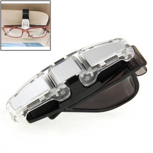 Car Vehicle Accessory Double Clip Design Sunglasses Eyeglasses Card Pen Holder Clip Car Vehicle Accessory Double Clip Design Sunglasses Eyeglasses Card Pen Holder Clip