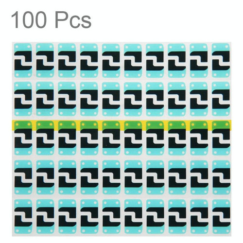 100 PCS for iPhone 6 Home Key Iron Sheet Insulating Cotton Paste Sticker