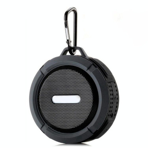 C6 Outdoor Waterproof Bluetooth Speaker with Suction, Support Hands-free Calling(Black)